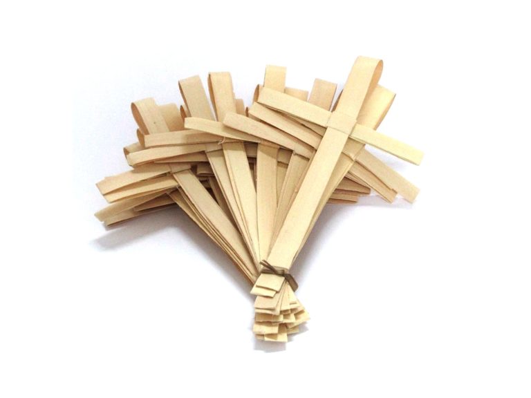 Palm Crosses standard size group of 50 - African handwoven crosses